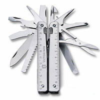 Мультитул Victorinox Swisstool в шкіряному чохлі 
3.0338.L