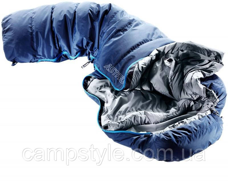 Спальний мішок Deuter Astro 400, midnight, лівий