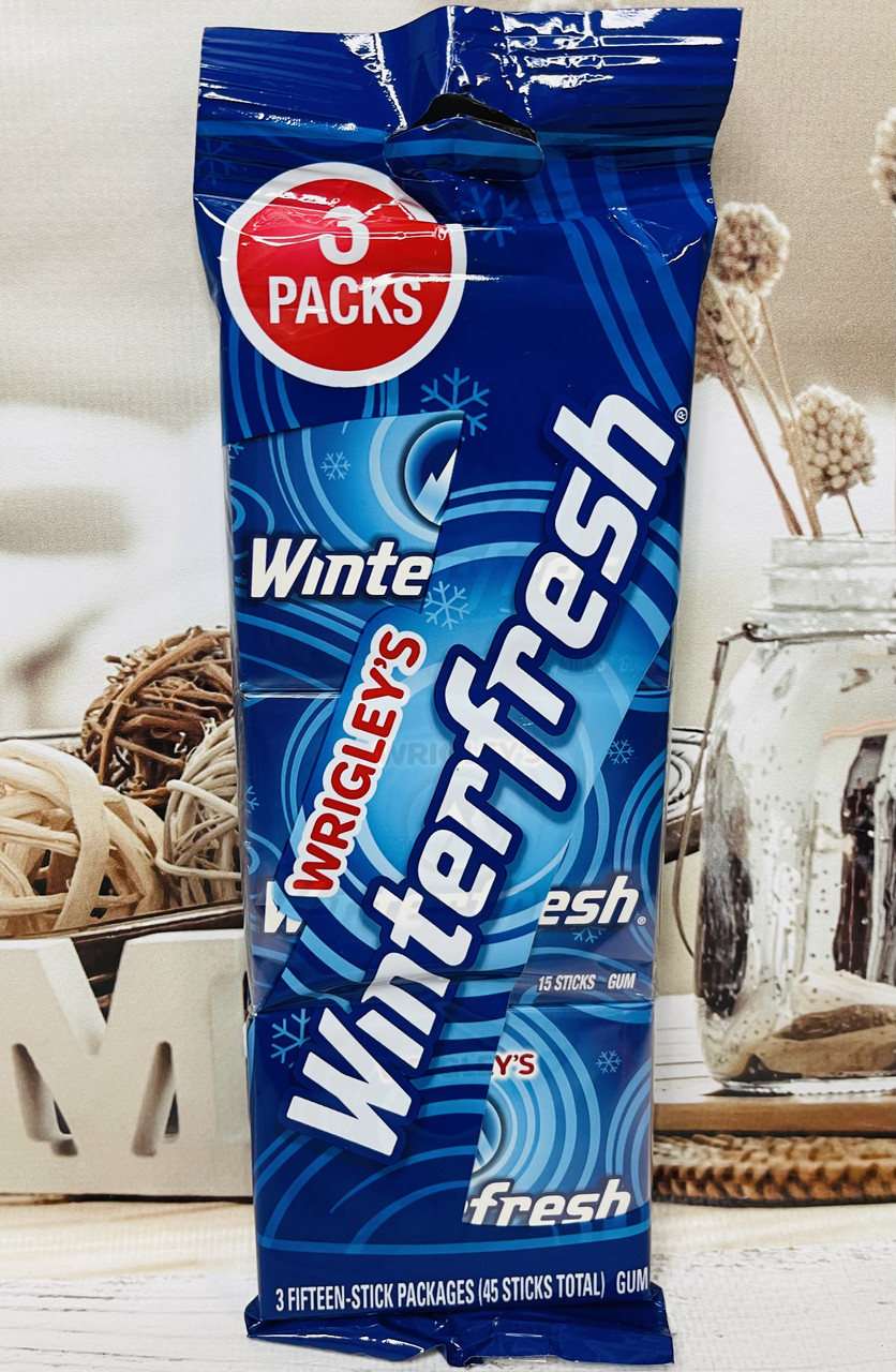 Жувальна гумка Wrigley's Winterfresh Gum, 3 шт.