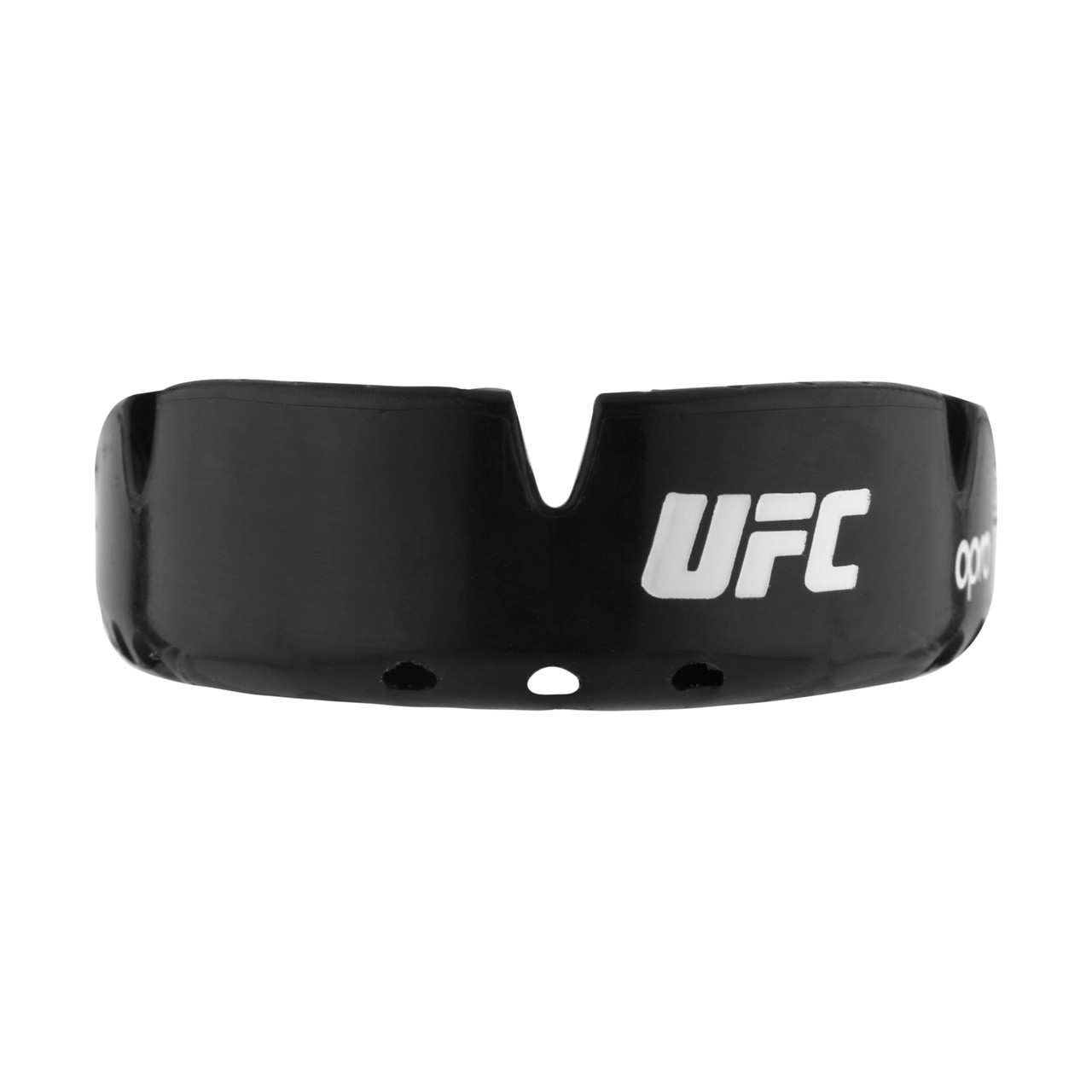 Капа OPRO Gold Braces UFC Hologram Black Metal/Silver (art.002262001) - фото 2 - id-p1415173565
