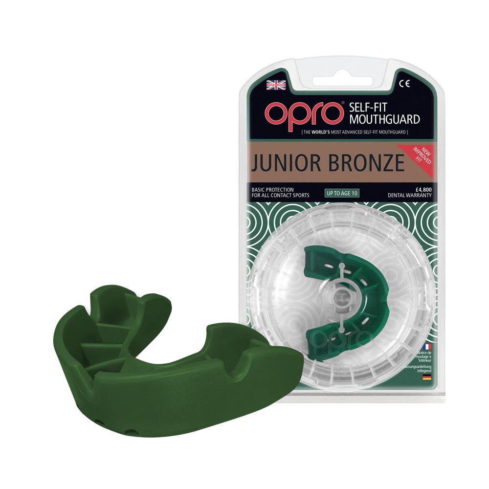 Капа OPRO Junior Bronze Green (art.002185003) - фото 1 - id-p1415174426