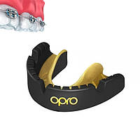 Капа OPRO Self-fit GEN4 Gold Braces Black/Goldl (art.002227005)