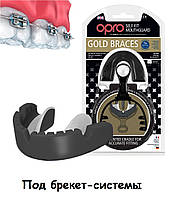 Капа OPRO Gold Braces Black/Pearl (art.002194001)