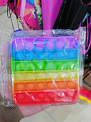 Popit райдужна іграшка поп. Антистрес, поп-ит, pop it fidget, попічка.