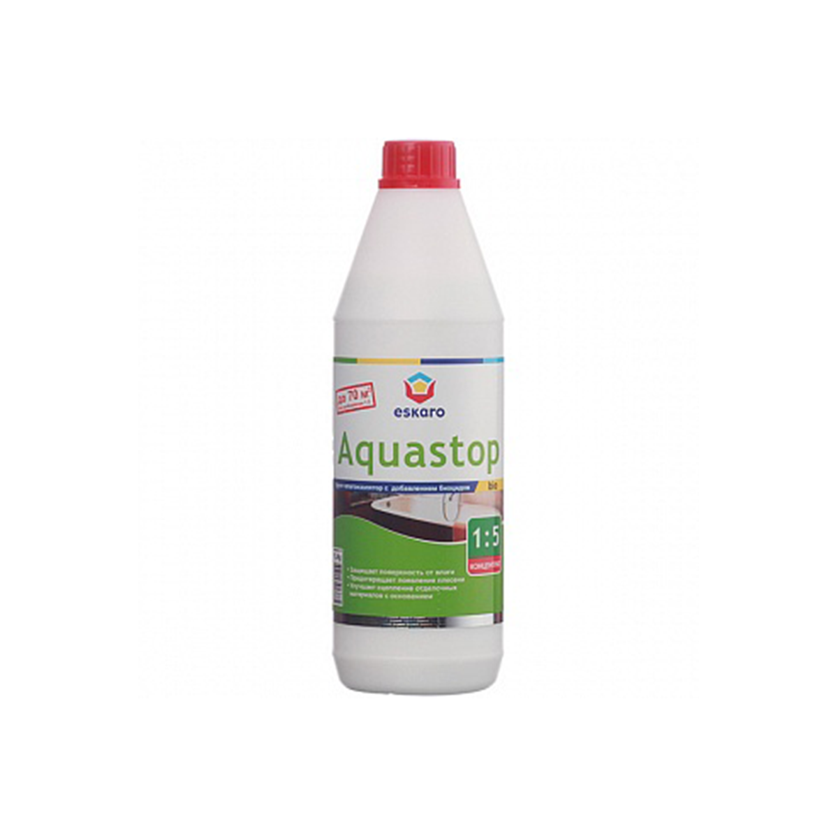 Антиплесневый грунт Aquastop Bio 1:5 Eskaro 1л