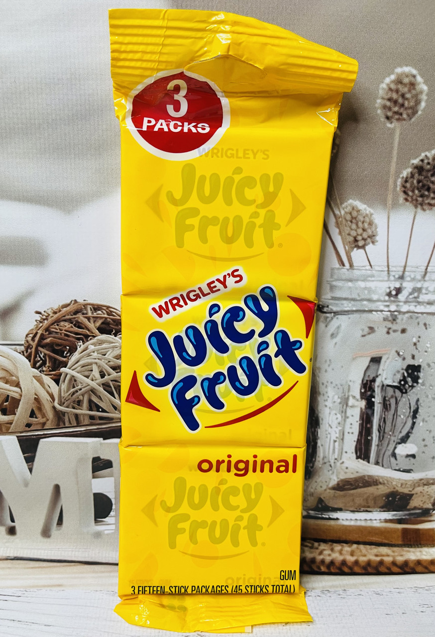 Жувальна гумка Wrigley's juicy fruit, 45шт