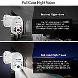 Вулична поворотна Wi-Fi камера відеоспостереження A6 авто стеження HD 1080P / 2MP, з блоком живлення |, фото 7