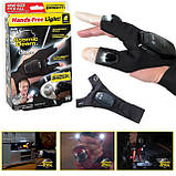 Рукавичка з підсвіткою на пальцях Hands Free, фото 4