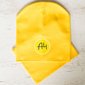 Модні Шапки для Хлопчиків А4 Мерч - Комплект жовтий