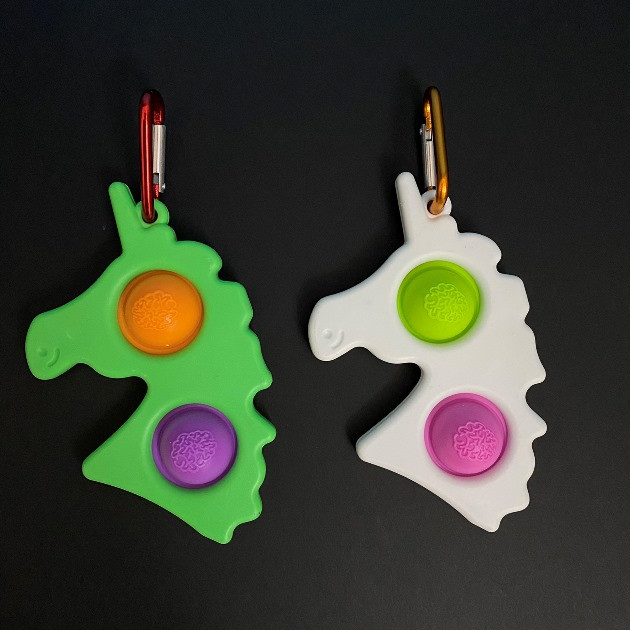 Іграшка Simple Dimple поп іт антистрес сімпл дімпл pop it брелок Єдиноріг, фото 1