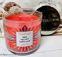 Аромасвічка велика Bath and Body Works Червоний оксамит