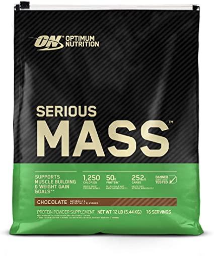 Гейнер Serious Mass Optimum Nutrition 5.44 кг Шоколад