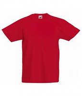 Детская футболка Valueweight T Fruit of the loom 1-2, 40 Красный