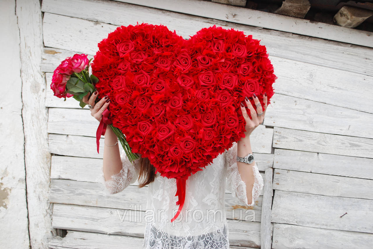 Декоративное сердечко " Love is..." размер 60х60см - фото 4 - id-p1415252296
