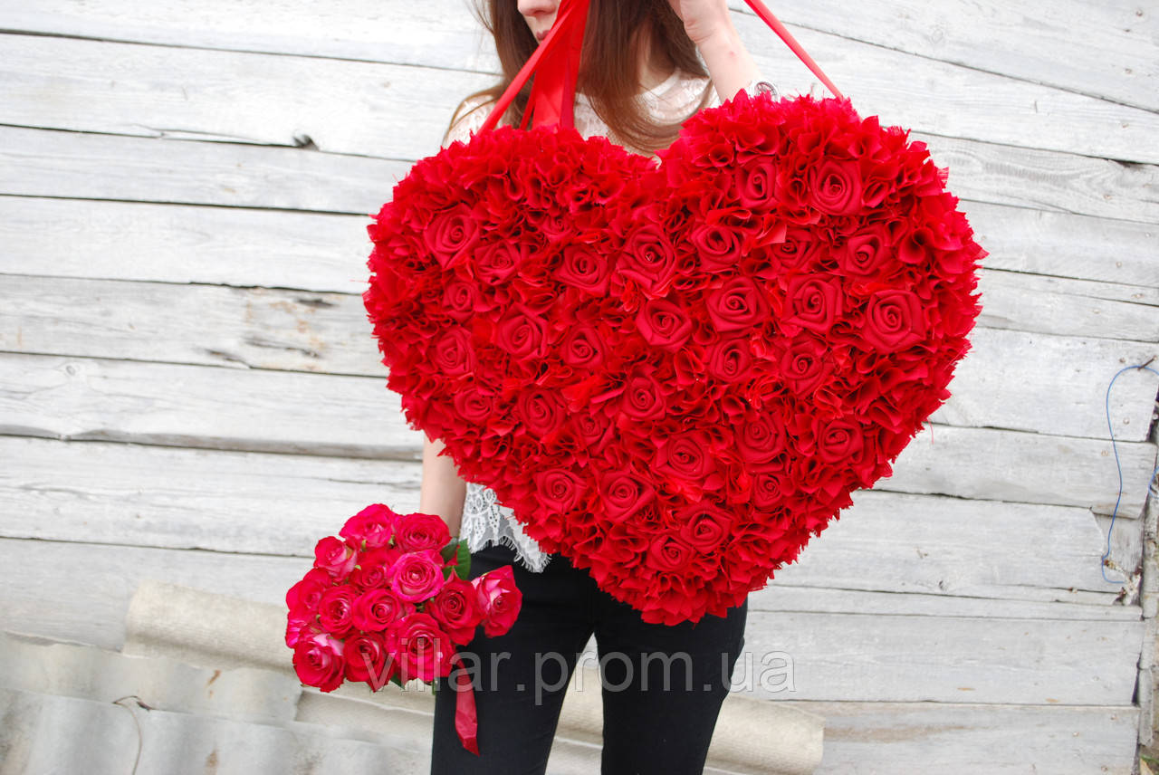 Декоративное сердечко " Love is..." размер 60х60см - фото 5 - id-p1415252296