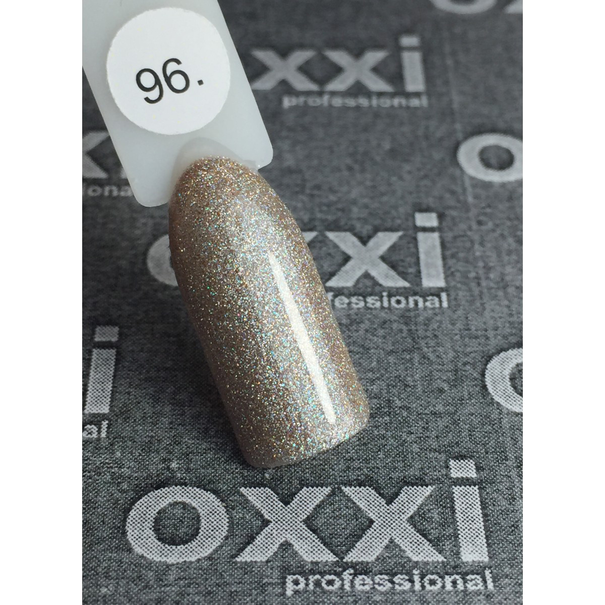 Гель лак Oxxi №096, голографічні блискітки 8мл