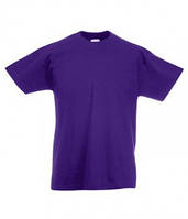 Детская футболка Valueweight T Fruit of the loom 7-8, PE Фиолетовый
