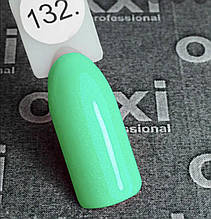 Гель лак Oxxi №132, 8мл світло-зелений з микроблеском