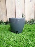 Вазон Deco Twin 9л антрацит, фото 2
