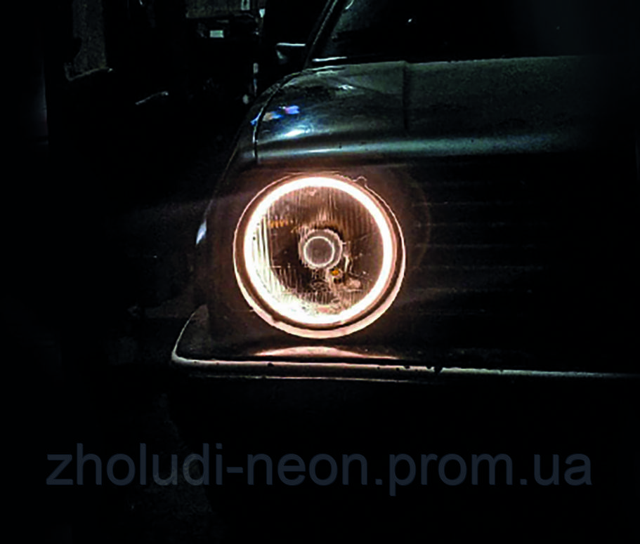 Ангельські очки на будь-яку марку авто і мото—Angel eyes з Флекс неону.(10цветов)., фото 1