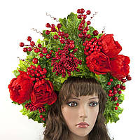 Український вінок високий на голову Влада 10897