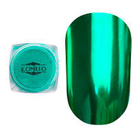 Komilfo Mirror Powder №011, зеленый, 0,5 г