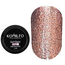 Komilfo Glam Gel Deep Pink No008, 5 мл