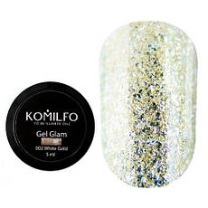Komilfo Glam Gel White Gold No002, 5 мл