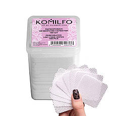 Komilfo перфоровані, безворсові серветки в боксі, 180 шт.