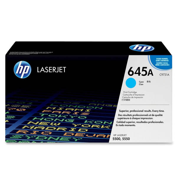 Картридж HP 645A cyan C9731A до принтера Color LaserJet 5550, 5550dtn
