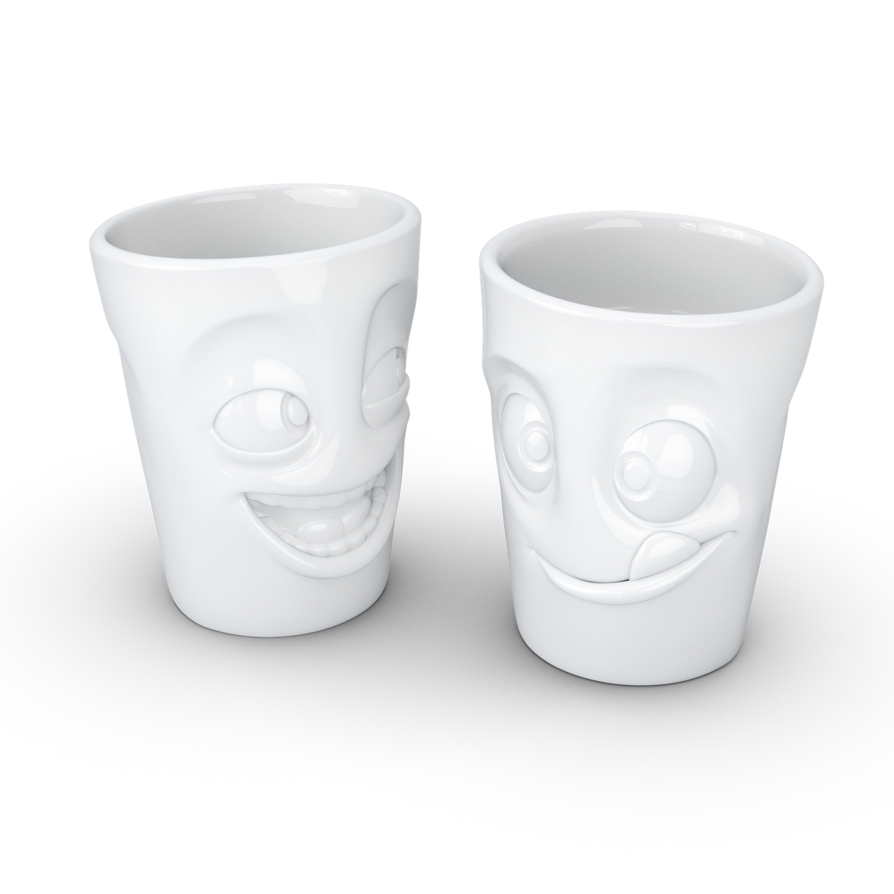 Набір порцелянових чашок 58products Tassen Joking and Tasty 350 мл 2 шт Tass12901/TU