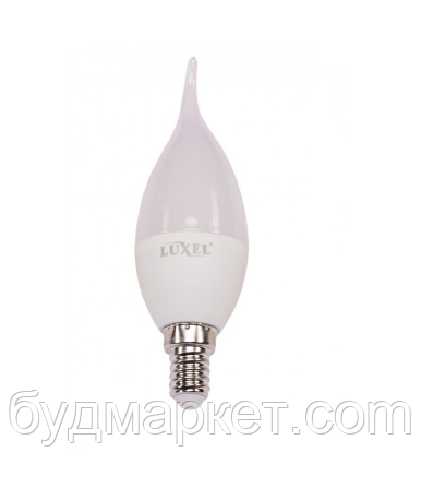Лампа Luxel світлодіодна СА37 6W 220V Е14 4000K 049-NE