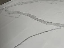 Стіл обідній нерозкладний в сучасному стилі California T7242 Evrodim, White Gloss Ceramic HY03, фото 4