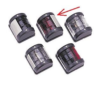 Навігаційний вогонь, червоний LED, фото 1