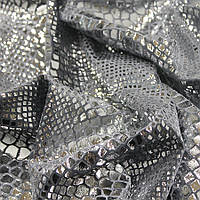 Python Foil On Velvet Silver on Grey Chrisanne Clover 1м