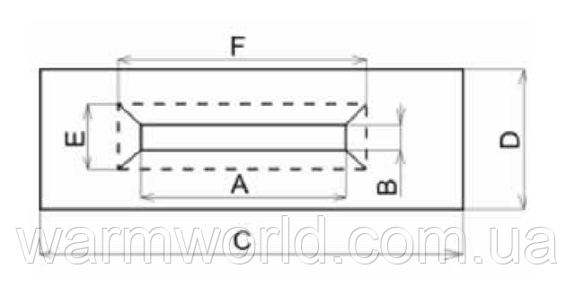 Габаритные размеры Форсунка Atmos