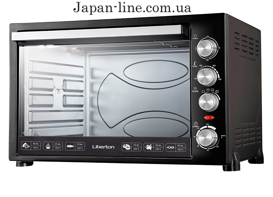 Електродуховка Liberton LEO-800 Black 80 л.