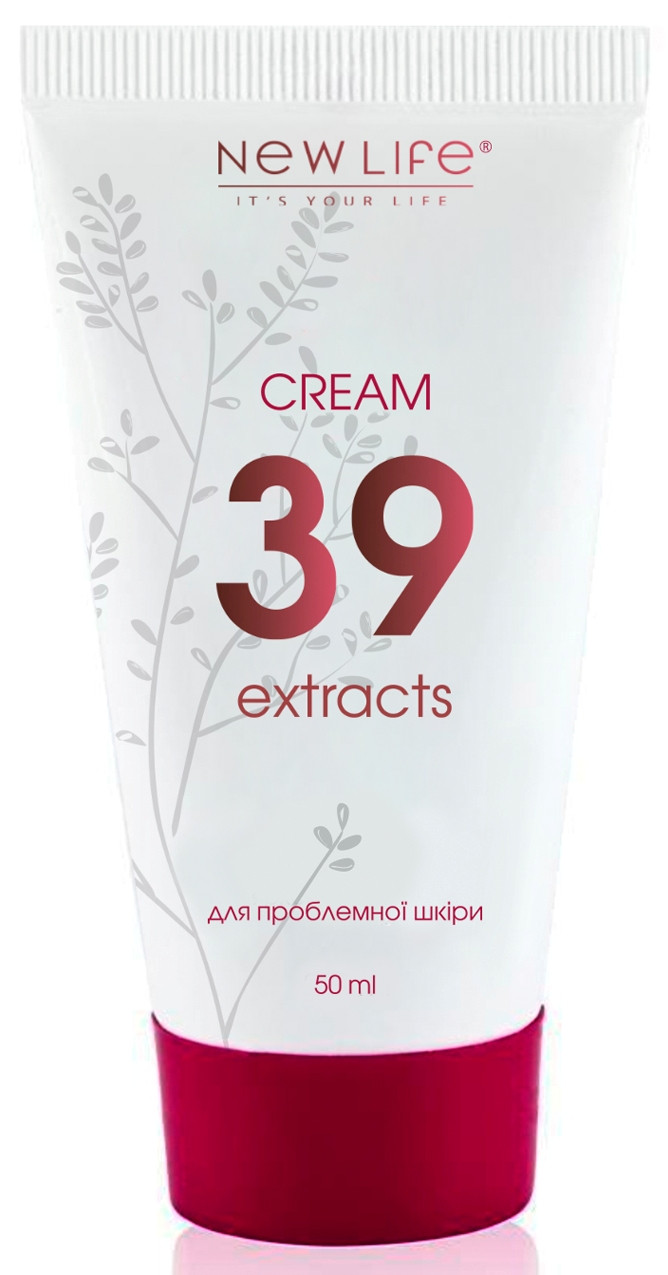 Крем 39 екстрактів Нове життя - Cream 39 extracts New Life