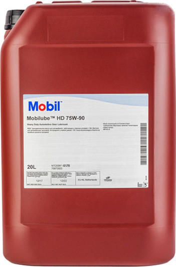 Масло Mobilube HD SAE 75W-90 API GL-5 кан. 20л