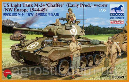 M24 Chaffee 1/35 Bronco 35069, фото 1