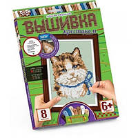 Вишивка хрестиком за номерами Котик VK-01-02