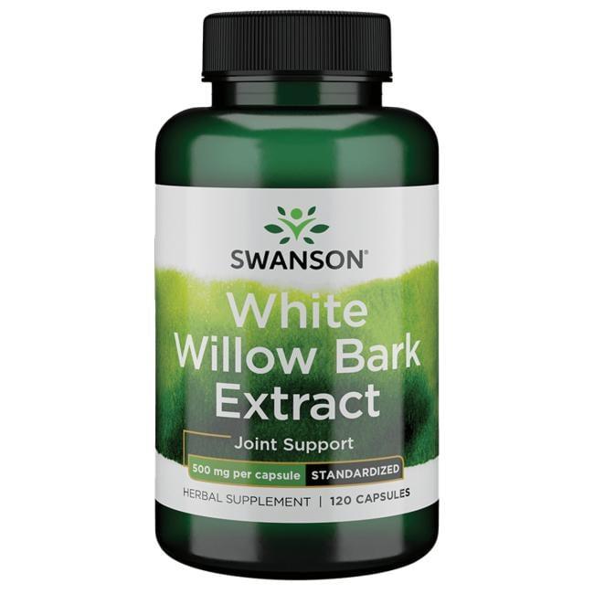 Екстракт кори білої верби, Swanson, White Willow Bark Extract, 500 мг, 120 капсул