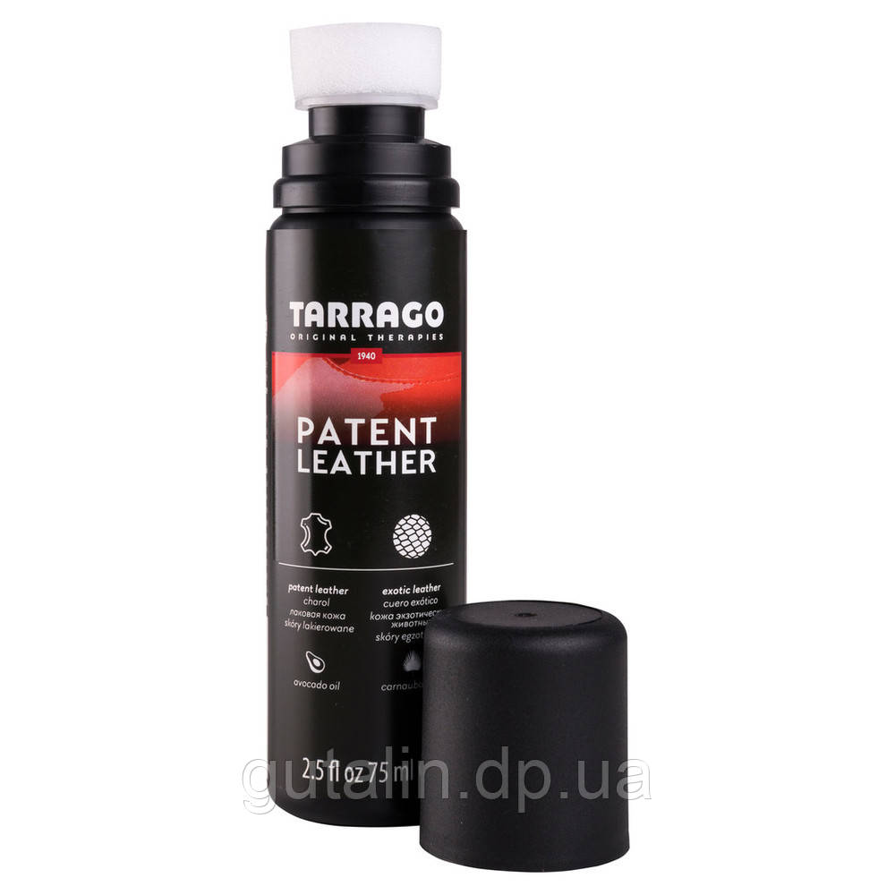 Крем для лакової, штучної шкіри рептилій Tarrago Patent Leather 75 мл безбарвний