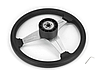Рульове колесо 13.5 алюміній сріблясте для катерів та човнів, фото 3