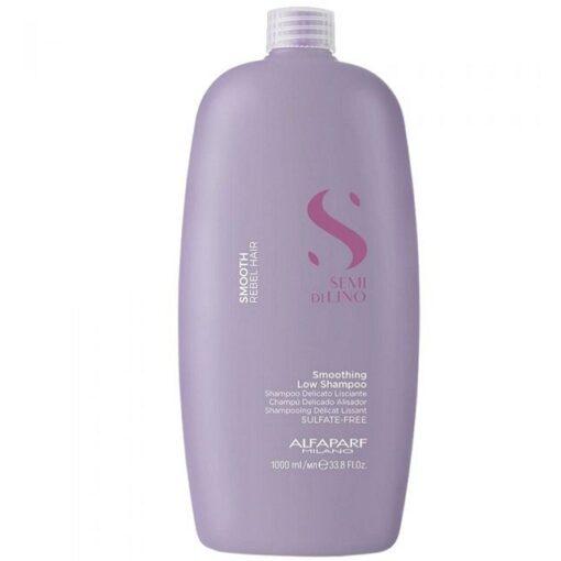 Шампунь для неслухняного волосся Alfaparf Semi Di Lino Smoothin 1000 мл Shampoo
