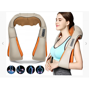Роликовий масажер для шиї та плечей Massager of Neck Kneading з підігрівом та режимами