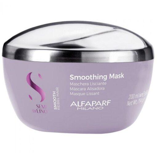 Маска для неслухняного волосся Alfaparf Semi Di Lino Smoothing Mask 200 мл