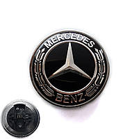 Значок значек эмблема на капот мерседес mercedes w 204 205 212 A2128170316 A2048170616, A2048170016