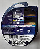 Лампа галогенова Philips Racing Vision GT200 H4 + 200% 12v, фото 4