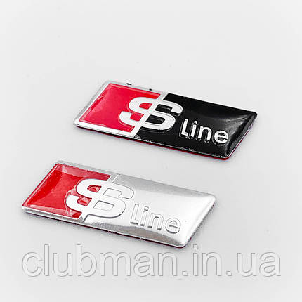 Емблема, значок, наклейка в кермо AUDI S-line (Ауді), фото 1